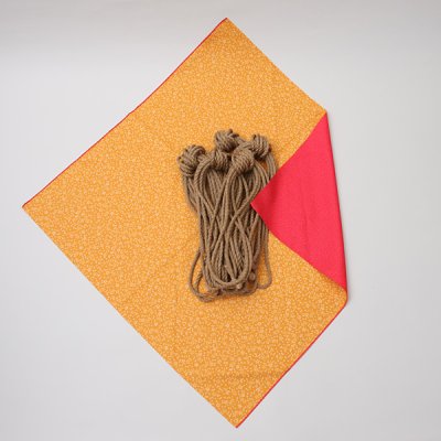 Photo1: FUROSHIKI（Two way・scarlet/yellow）