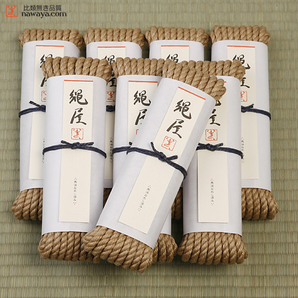 Nawaya Shibari Jute Rope Set (Natural Thick 6.8mm type 8peces）